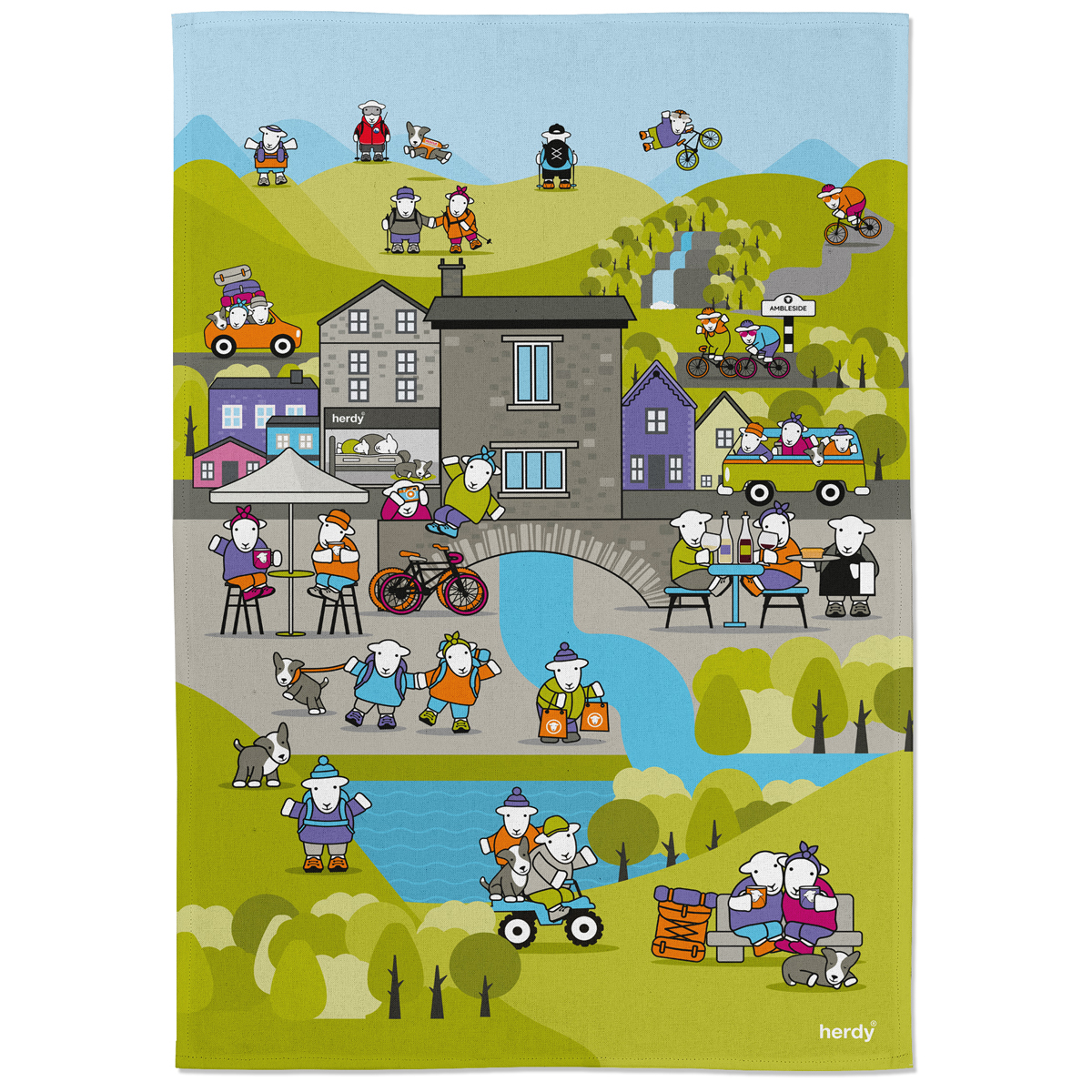 Ambleside Tea Towel