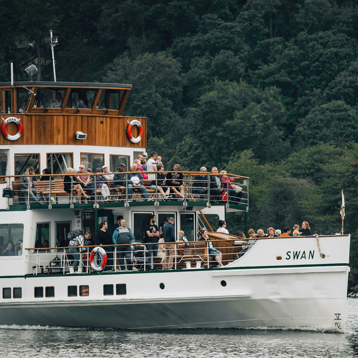 swan boat square The Swan Lake District Ferry